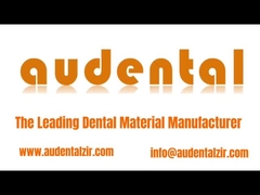 Disco de material de cera CAD CAM con bloque de fundición de paso