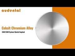 Fabricación de productos de la industria de los discos de bloque de cobalto cromo