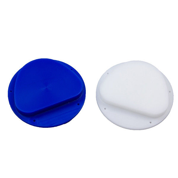 Bloque de disco de cera dental azul, verde, blanco, gris para cubrimientos y coronas dentales precisos y estables