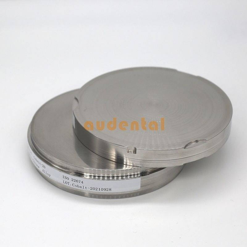 Audental Dental Lab Utilice 98x12mm de fresado de metal Cobalto Cromo Cocr Disco Cobalto Cromo Cromo Disco