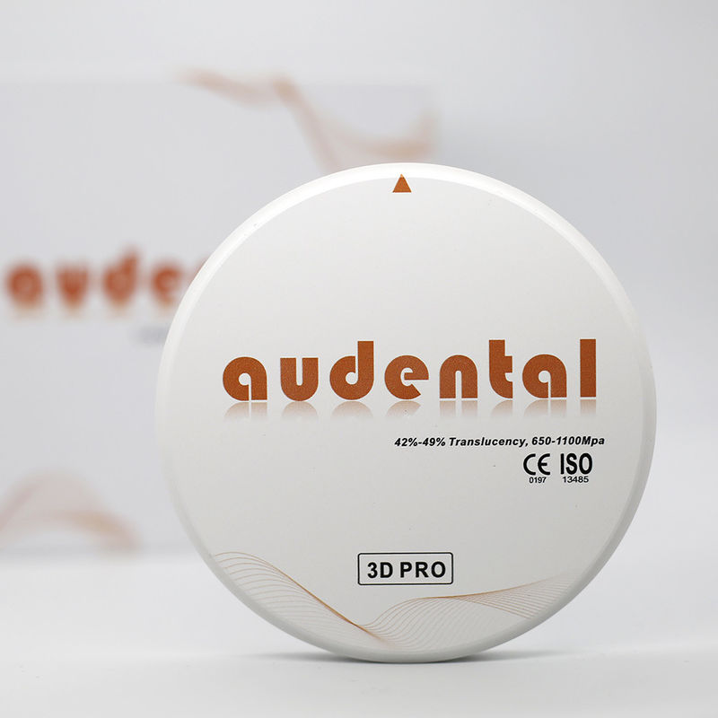 3D Pro Zirconia Dental Blanco CAD CAM Bloque 98/95/92mm Sistema abierto CE