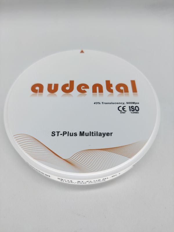 Blindado Vita 16 ST-Plus Bloque de zirconio de múltiples capas 900Mpa Resistencia 12 14 16 18 20 22 25 mm Disco redondo