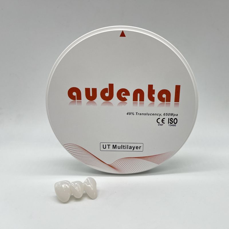 Bloque de zirconia dental multicapa UT/DUT de alta translucidez y resistencia para una estética óptima