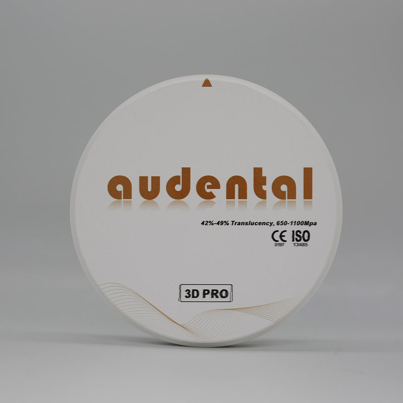 Densidad dental cerámica de zirconio de alta densidad después de la sinterización 6.0 g/cm3 Radioactividad 0.1Bq/g