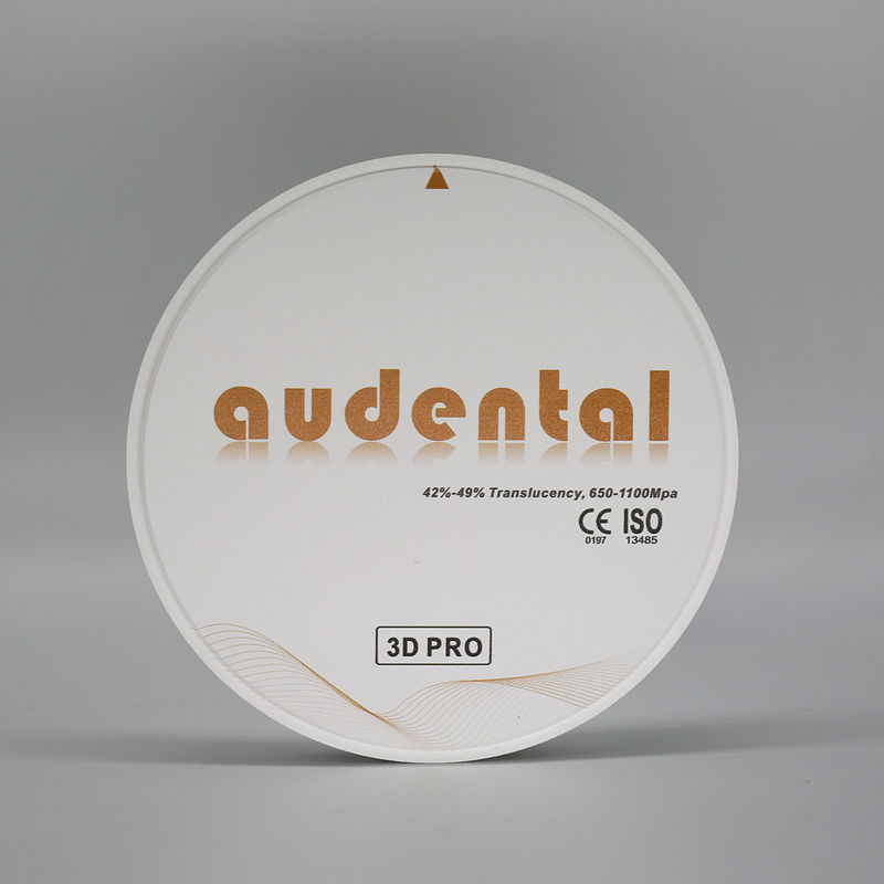 650-1100Mpa Dental Zirconia Bloque Vita16 Blanqueador4 Color OEM/ODM Disponible