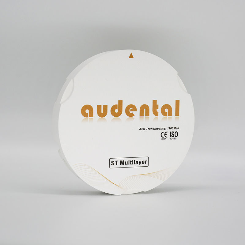 Laboratorio Dental 16 Colorante Procesamiento rápido ST Multicapa de zirconia Restauración en blanco