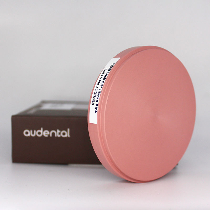 Bio HPP Peek Dentura Puck Dientes Material TC-4 Puente de la corona dental 98/95/92mm Diámetro