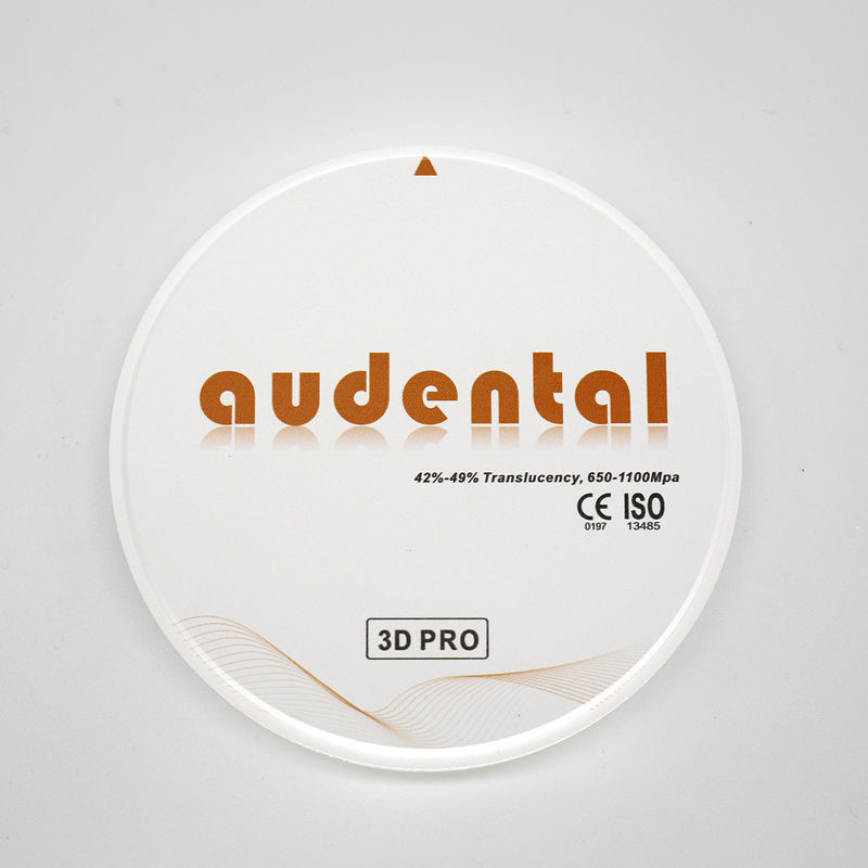 92/95/98mm Bloque de zircónia dental de múltiples capas de alta translucidez para una capacidad biológica perfecta