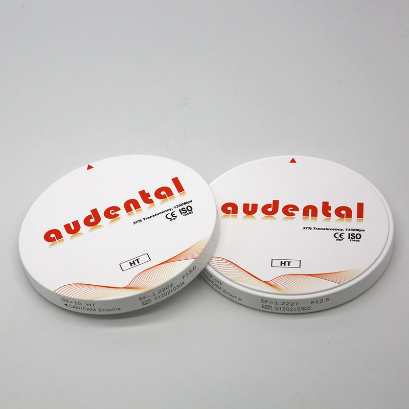 Bloque de zirconia dental CAD/CAM para restauraciones de arco completo con alta translucidez y rendimiento óptimo