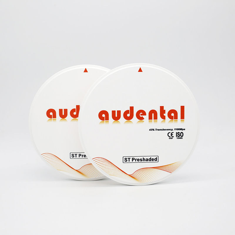 Coronilla y puente de contorno completo Pre sombreado Zirconia Bloque Zirconia y Roland Weiland Origen Yena Audental