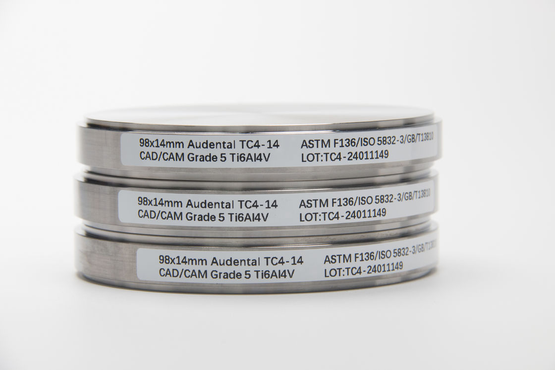 Dental CAD CAM fresado Cobalto cromo disco en blanco altura 10/12/14/16/18/20/22/25mm por Audental Cocr