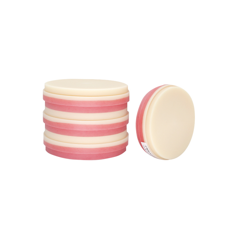 Bloque de PMMA Dental Rosa-A2 Duradero y Resistente al Agua para Restauraciones Fuertes y Robustas