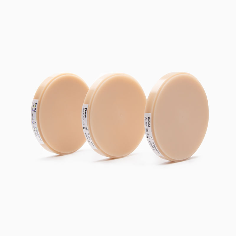 Dental Pmma Block Pink A2 ofrece rendimiento de fresado y estética gingival natural para varias aplicaciones de laboratorio dental