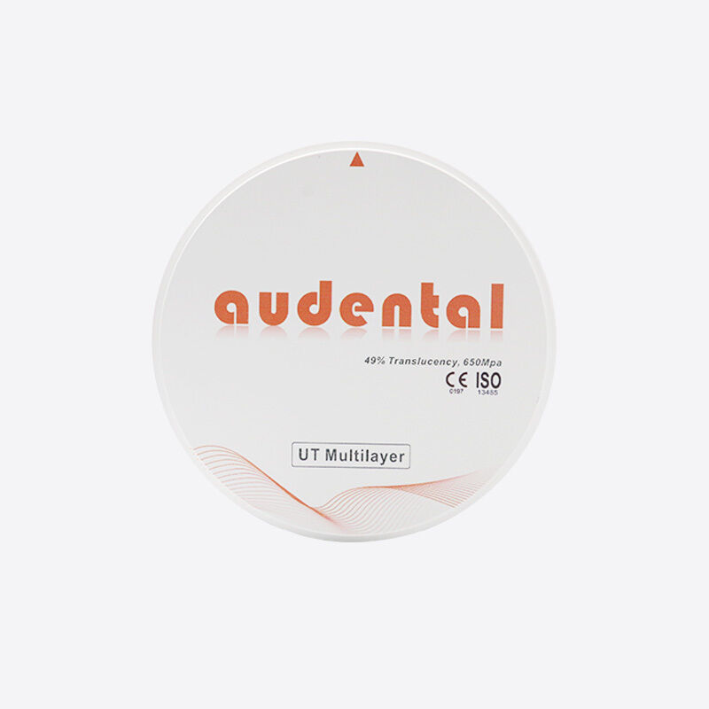 Bloque de zirconia multicapa de ingeniería de precisión que presenta una resistencia equilibrada y una estética natural para aplicaciones dentales