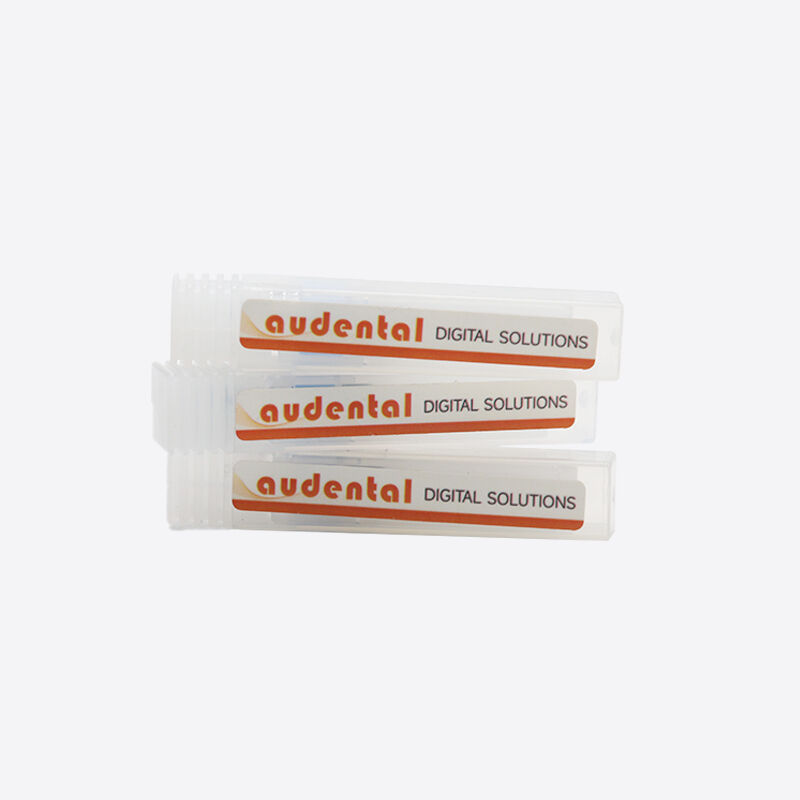 Fresado de zirconio con recubrimiento de diamante, con bordes y superficies afiladas para operaciones de fresado en laboratorio dental