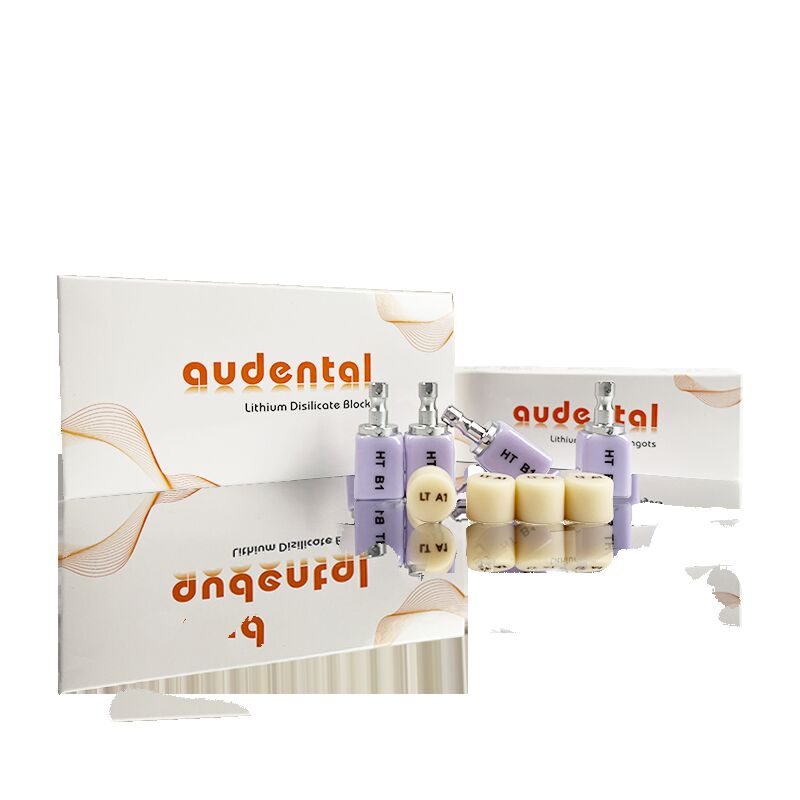 Cerámica de vidrio dental que ofrece una alta translucidez y una fuerte unión ideal para carillas, coronas, puentes y incrustaciones anteriores