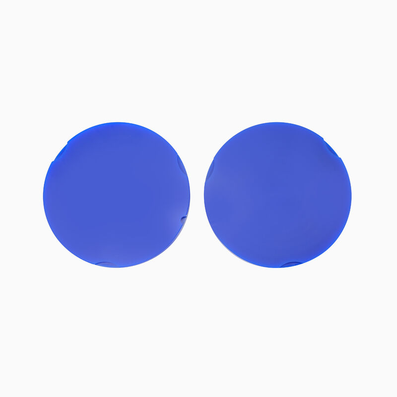 Disco de cera dental en múltiples colores azul verde blanco diseñado para quemarse limpio y permitir una fácil visualización de la morfología oclusal