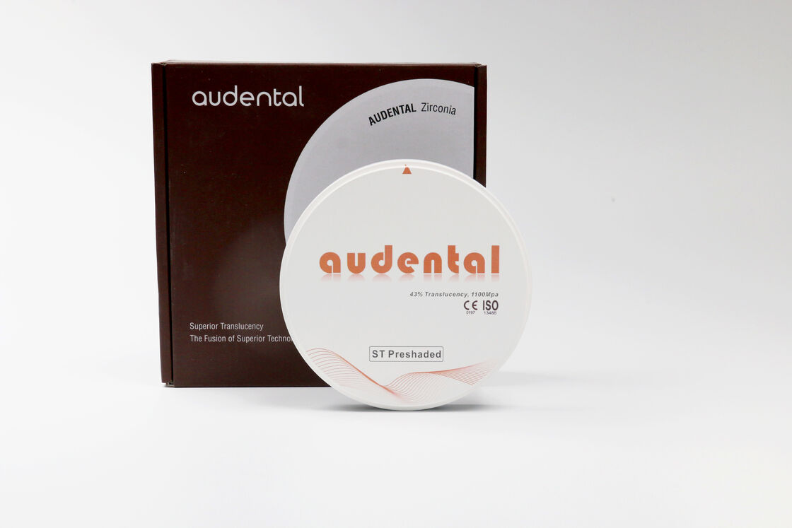 Bloque de Zirconia Pre-Teñido que Proporciona Precisión Uniforme del Color y Alta Translucidez para Restauraciones Dentales de Aspecto Natural