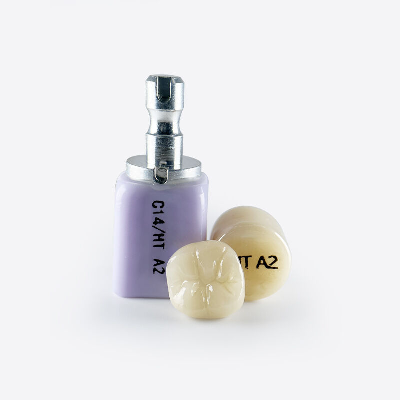 Cerámica de vidrio dental de disilicato de litio, material diseñado para carillas, coronas, inlays, onlays y puentes anteriores de 3 unidades