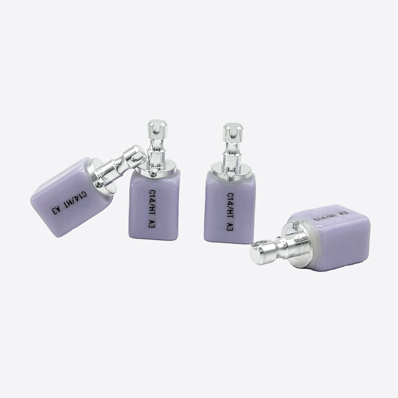 Cerámica de vidrio dental de disilicato de litio, material diseñado para carillas, coronas, inlays, onlays y puentes anteriores de 3 unidades