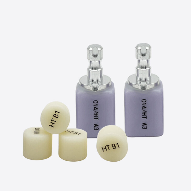 Cerámica de vidrio dental de disilicato de litio, material diseñado para carillas, coronas, inlays, onlays y puentes anteriores de 3 unidades