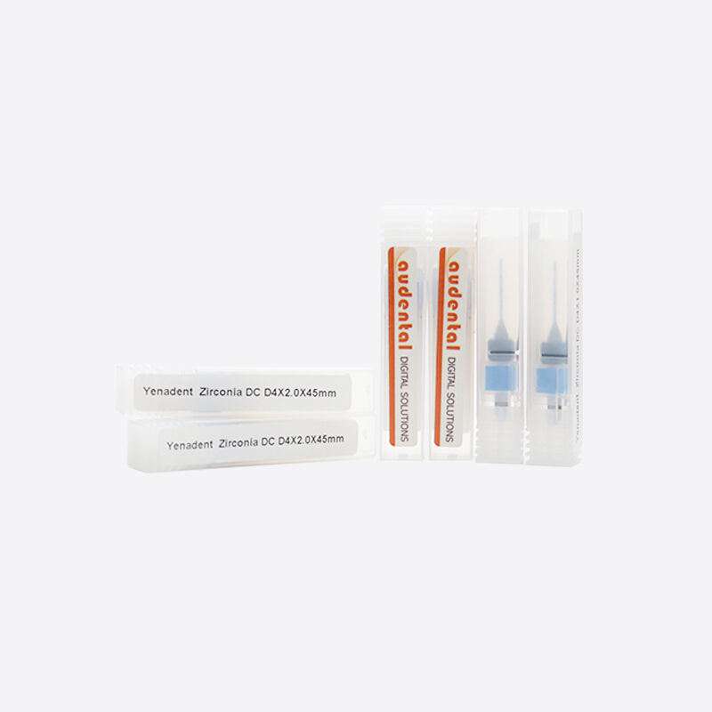 Fresa de fresado de circonio Herramienta de fresado de carburo de tungsteno recubierta de diamante optimizada para bordes limpios y acabado superficial en laboratorios dentales