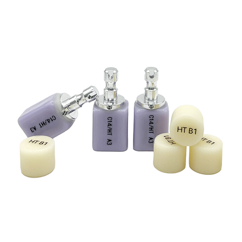 Cerámica de vidrio dental de disilicato de litio, material diseñado para carillas, coronas, inlays, onlays y puentes anteriores de 3 unidades