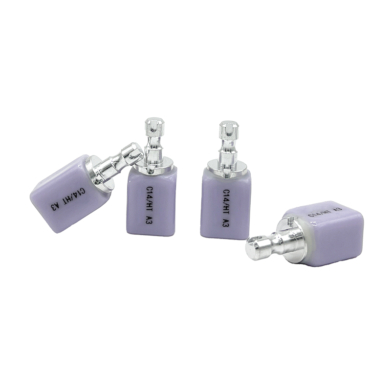 Cerámica de vidrio dental de disilicato de litio, material diseñado para carillas, coronas, inlays, onlays y puentes anteriores de 3 unidades