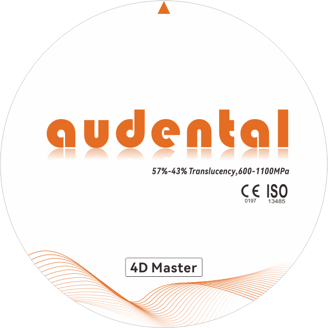 Bloque de circonio dental que ofrece una estética natural multicapa y alta densidad después de la sinterización para restauraciones dentales estéticas.
