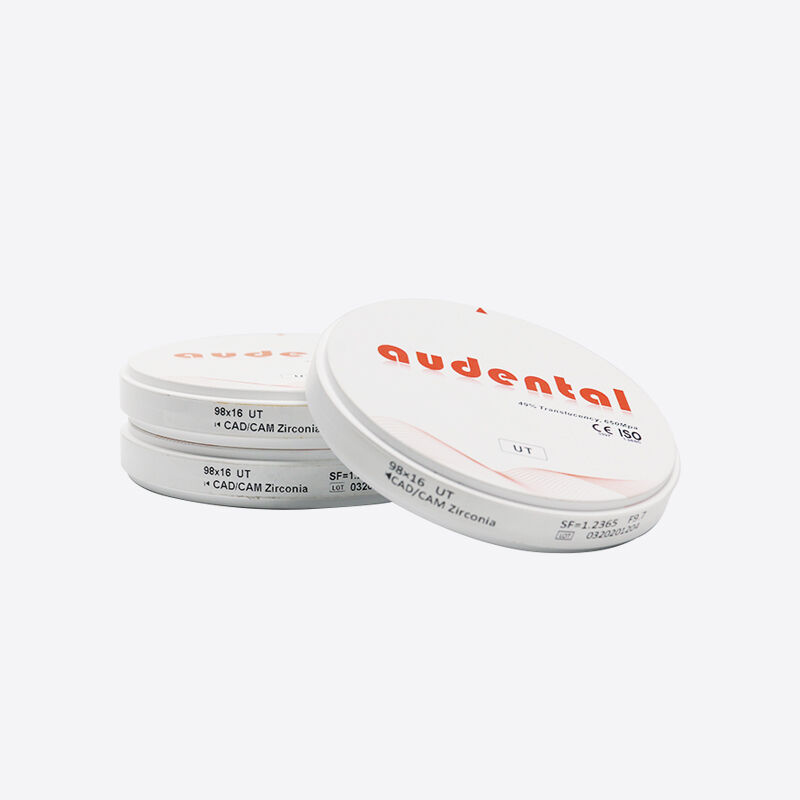 Bloque de zirconia dental Compatible con varios sistemas de fresado CAD CAM que proporcionan un color fácil y uniforme con certificación