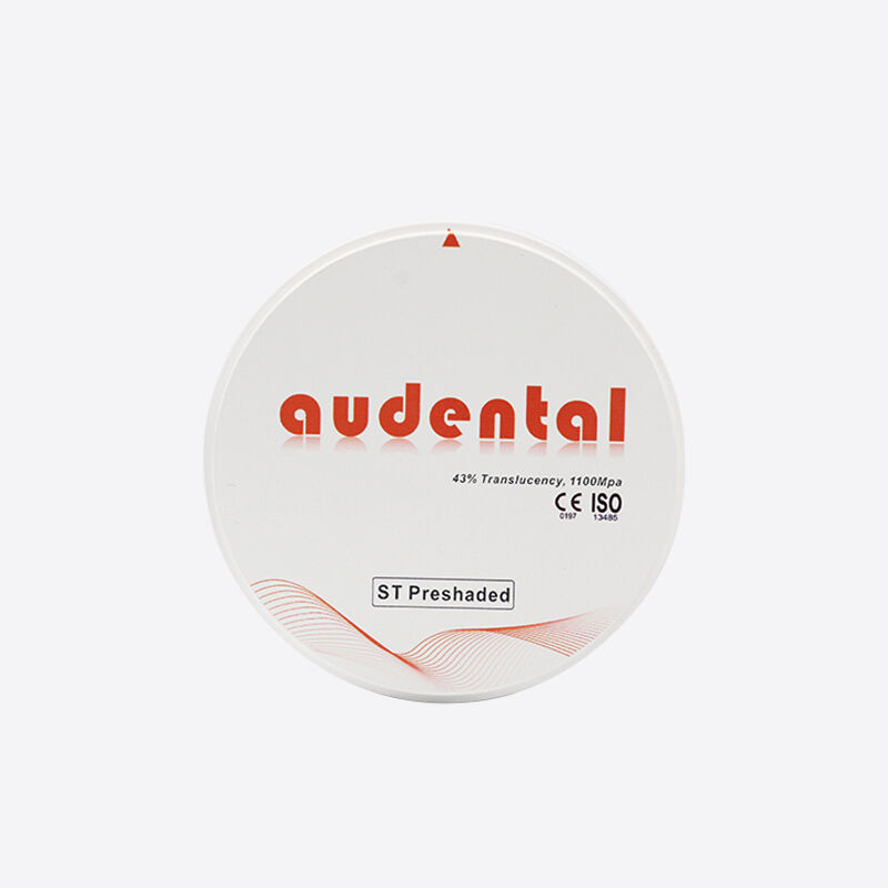 Bloque de Zirconia Pre-Teñido que Proporciona Resultados de Color Predecibles y Uniformes en los 16 Tonos VITA para Restauraciones Dentales