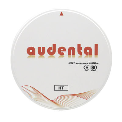 Afrontamiento de alto bloque de zirconia dental translúcido blanco en blanco FDA