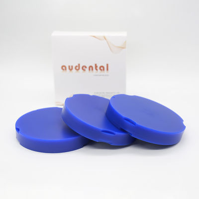 Bloque de disco de cera dental azul, verde, blanco, gris para cubrimientos y coronas dentales precisos y estables