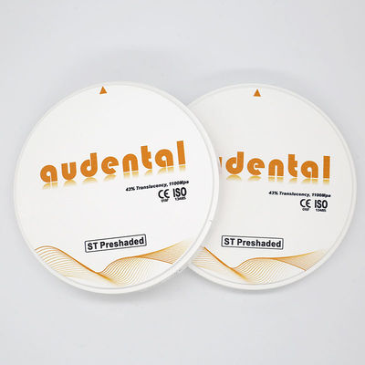 Bloque de zirconia pre-sombreado ST/DST Vita 16 Materiales CAD CAM de zirconia ISO