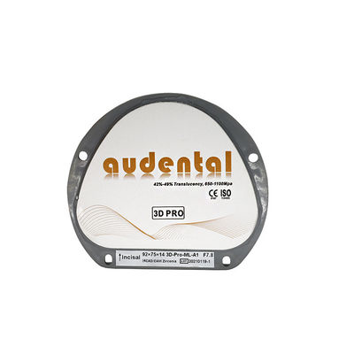 material dental blanco de múltiples capas del laboratorio de la circona de 3D ml del espacio en blanco dental del bloque