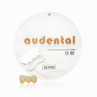 Bloque de zircónia dental de 98/95/92 mm con superficie lisa OEM/ODM
