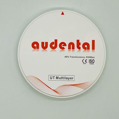 UT Bloque de zirconia dental de múltiples capas Alta translucidez y resistencia para una estética óptima