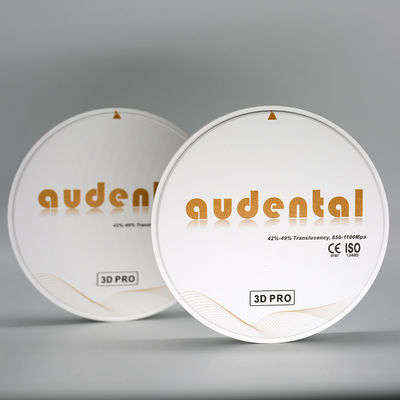 Resistencia Bloque de zircónia dental en Vita16 Blanqueador4 tonos Superficie lisa Ventaja de múltiples capas