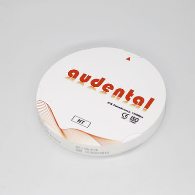 Resistencia 1350MPa Translúcido HT Blanco Bloques de Zirconia OEM/ODM Disponible en embalaje de cartón