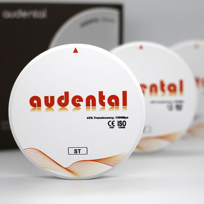 Bloque dental de zirconia blanca ST suave Forma personalizable Capacidad de OEM / ODM
