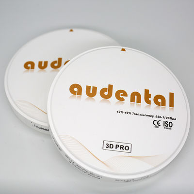 92/95/98mm Dental Lab 3D Pro Zirconia Bloque con alta translucidez y diseño multicapa