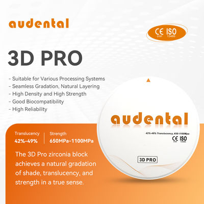 Material Dental Audental 3d Pro Consumibles Maquinaria Material Bloques de circonia Laboratorio Dental