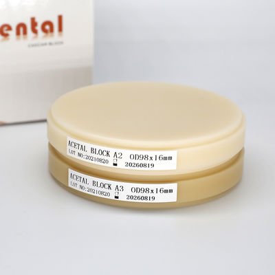Audental mono resina de múltiples capas CAD CAM material Punk Bloque PMMA en blanco