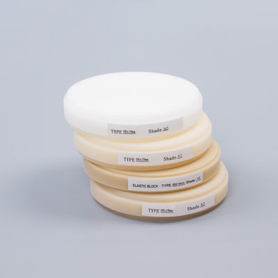 Laboratorio Dental Audental Disco de PMMA rosa claro Flexible de 98 mm Bloque de PMMA OEM
