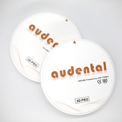 Materiales dentales auditales Bloque de zircón multicapa con alta resistencia y 49% de translucidez