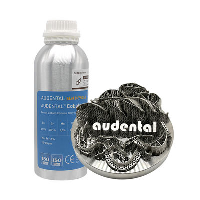 Audental 5 kg por botella Dientes dentales Material impresora 3D CoCr metal en polvo cromo cobalto dental