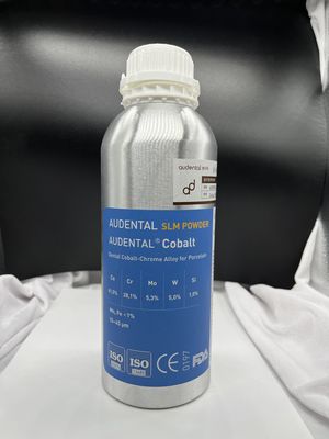 Obtenga los mejores resultados con Audental CoCr Cobalt Chromium SLM en polvo para la impresión 3D de metal dental