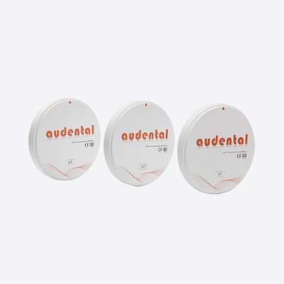 Disco de zirconia dental Bloque de zirconia Alta translucidez UT/DUT Bloque blanco para aplicaciones dentales perfectas