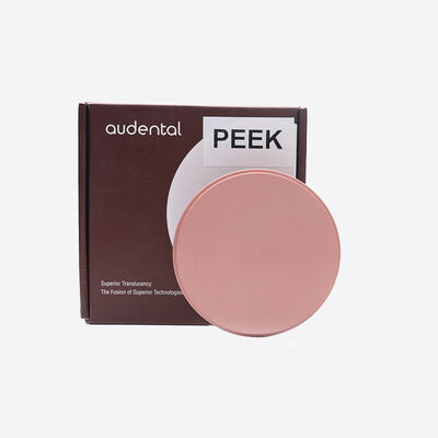 Bloque de PMMA dental de alta densidad de 132 a 151 gramos por mililitro, adecuado para restauraciones dentales temporales y estructuras